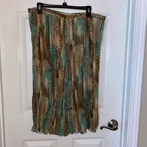 NWT Animal Print Skirt